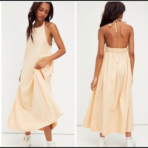 NWOT Free People Beachside Tide Maxi Dress size S - Picture 1 of 13